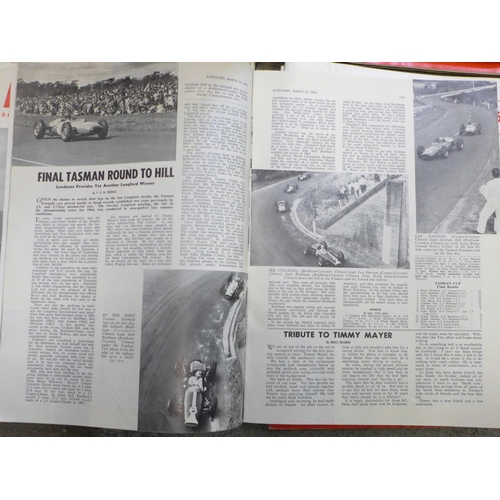 777 - Autosport and Motorsport magazines, late 1950's to early 1960's