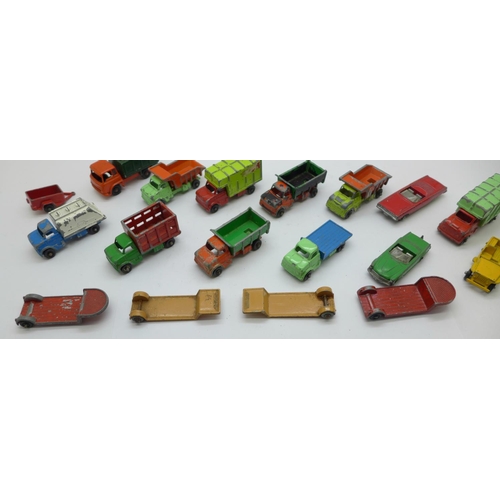 845 - A collection of Lone Star Tuf-Tots die-cast model vehicles, play worn