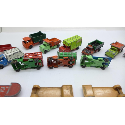 845 - A collection of Lone Star Tuf-Tots die-cast model vehicles, play worn