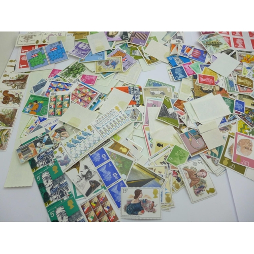 847 - Stamps; GB for postage, £100 face value