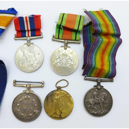 872 - Two WWI medals, Victory medal to Pte. K. Peters 1st C.C. and a War medal to Cpl. H.H. Diers S.A.S.C.... 