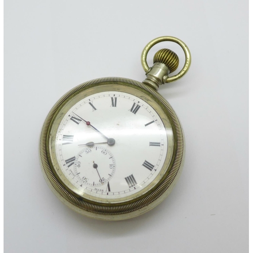 992 - A pocket watch with screw back