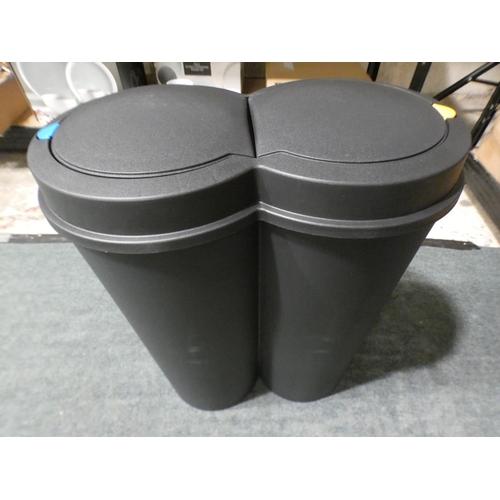 3097 - Coffee table and a 50ltr rubbish bin * This lot is subject to VAT