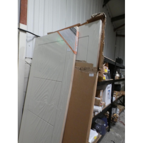 3108 - White painted internal door (1981cm x 686cm x 35mm) * This lot is subject to VAT