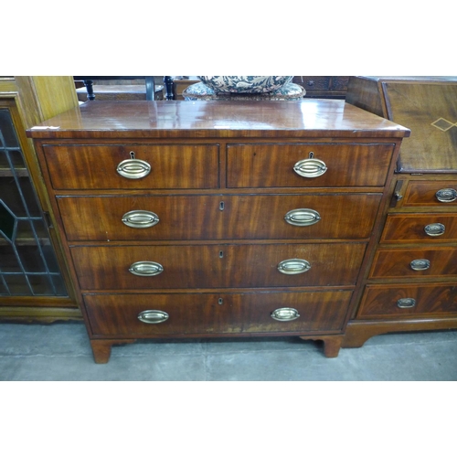 104 - A George III mahogany chest of drawers