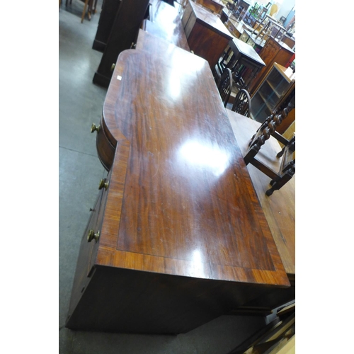 115 - A large George IV mahogany breakfront serving table