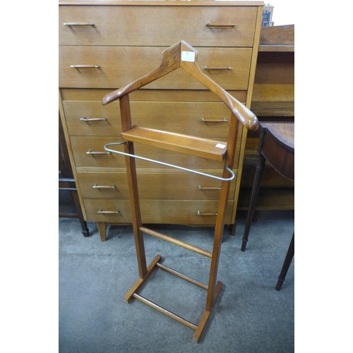 93 - A beech gentleman's valet stand