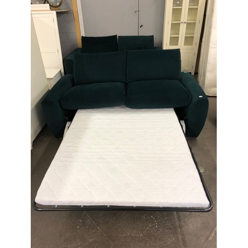 1528 - A green Snug sofa bed RRP £1,599 GFO107 * this lot is subject to VAT