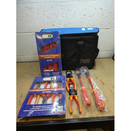 2113 - Electrician's bag with contents