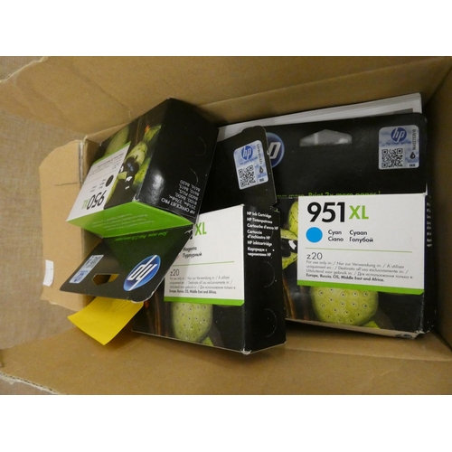 2158 - A box of printer ink cartridges