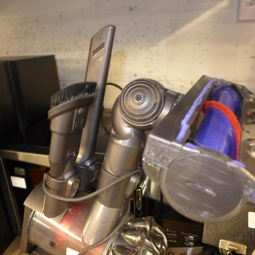 2180 - Dyson hand held vacuum cleaner with dock & tools