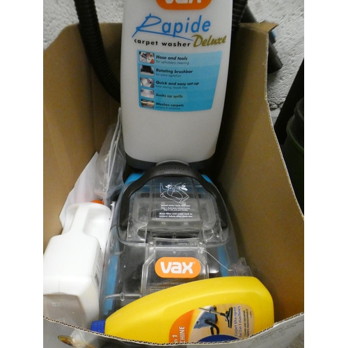 2213 - Vax Rapide Deluxe carpet washer with shampoo - W