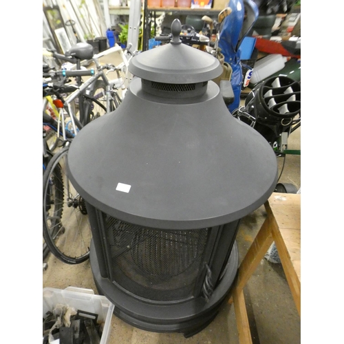 2281 - Metal garden fire pit