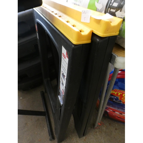 2340 - Pr of Keter sawhorses
