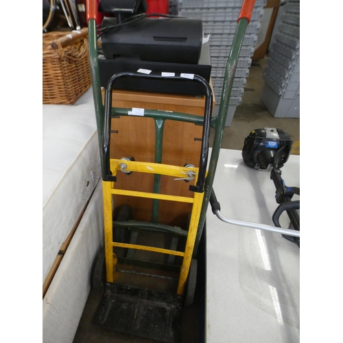 2347 - 2 Metal sack trolleys