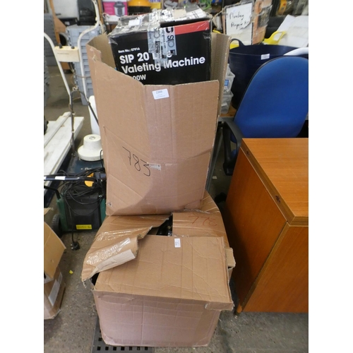 2349 - Two boxes of assorted Clarke pumps - MM778 - sold as scrap * This lot is subject to VAT