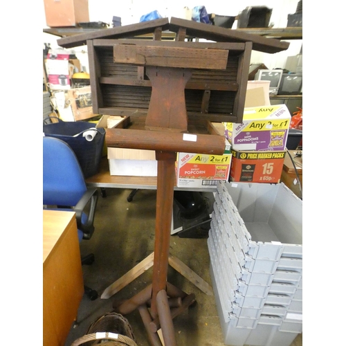 2352 - 2 Bird tables with bug hotel