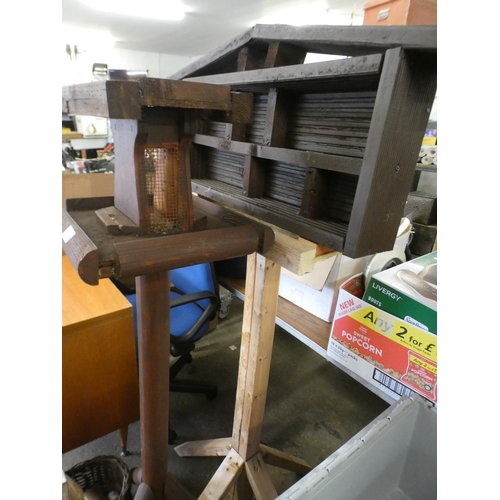 2352 - 2 Bird tables with bug hotel