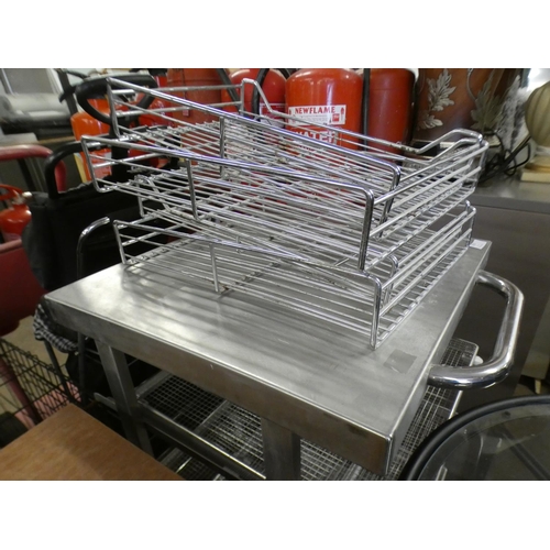 2359 - Mobile prep trolley with four drawers