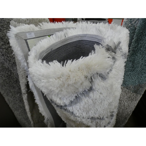 2369 - Think Rug 120 x 170 grey & ivory rug
