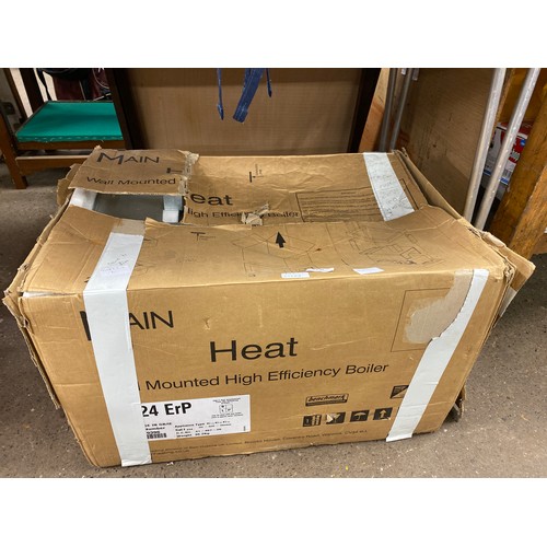 2338A - Main hot wall mounted high efficiency boiler - unused