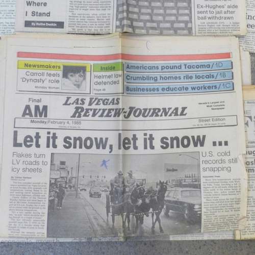 683 - A collection of Chinese newspapers in English, 1980's
