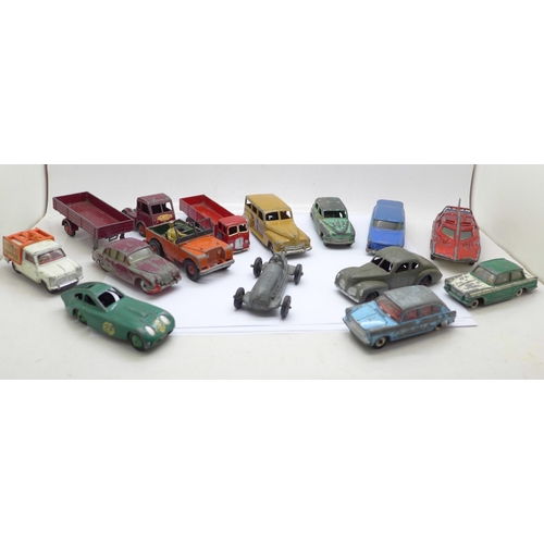 692 - A collection of Dinky Toys die-cast model vehicles including pre-war