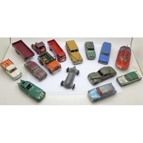692 - A collection of Dinky Toys die-cast model vehicles including pre-war