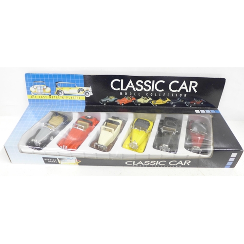 721 - A Classic Car model die-cast vehicle collection, boxed