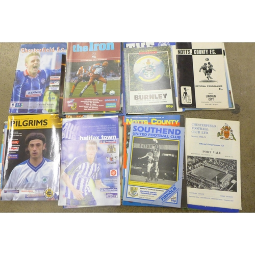 731 - Football programmes; ex league clubs home programmes for football league games (50 no.)