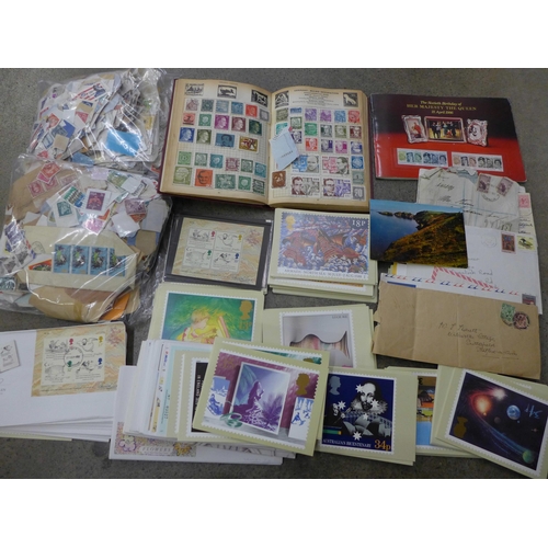 746 - Loose stamps, First Day Covers and postal history, etc.