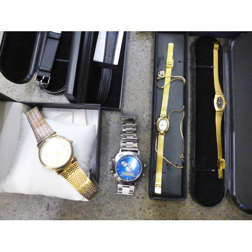 753 - Lady's and gentleman's wristwatches including two Rotary