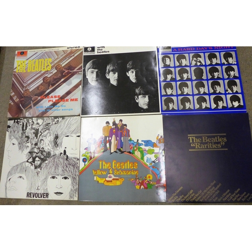 754 - The Beatles Collection of thirteen LP records