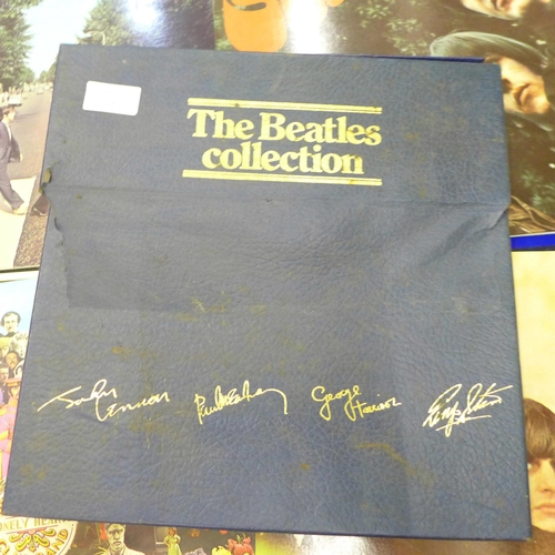 754 - The Beatles Collection of thirteen LP records