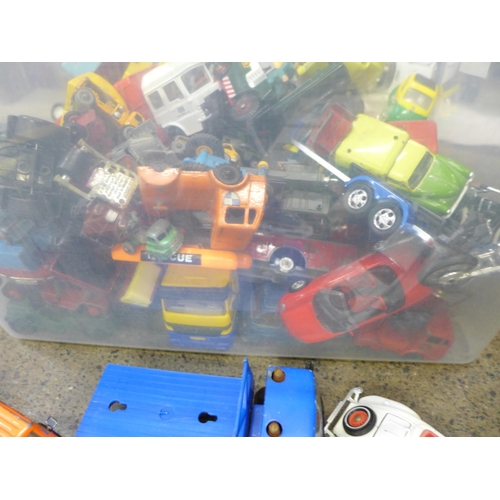 755 - A collection of die-cast model vehicles including Corgi, etc.