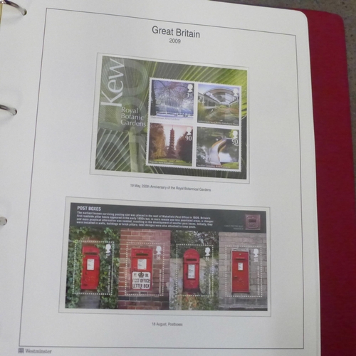 764 - An album of Great Britain stamps and another book of stamps including errors