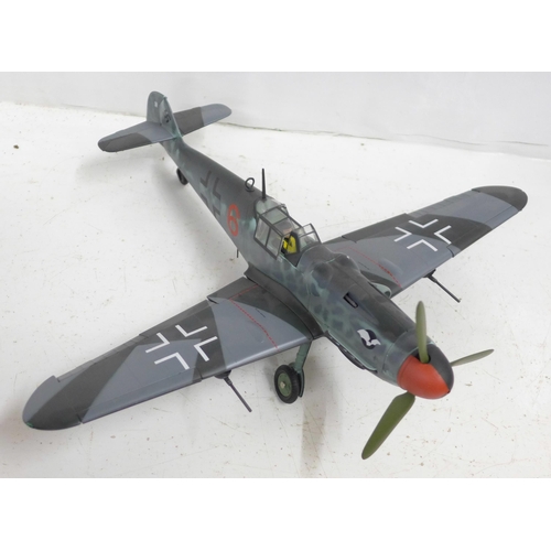 792 - A Corgi AA34901 1:32 scale World War II Messerschmitt BF109G RED, boxed