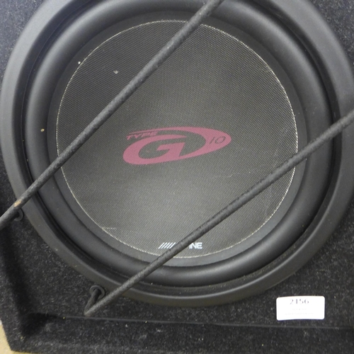 2156 - Alpine subwoofer & amp plus speakers