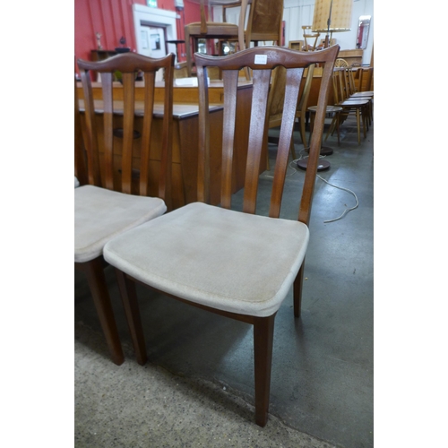 143a - A set of four G-Plan teak dining chairs