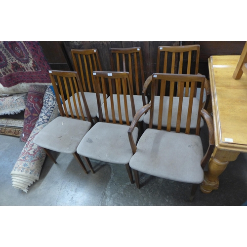 278 - A set of six G-Plan teak chairs a/f