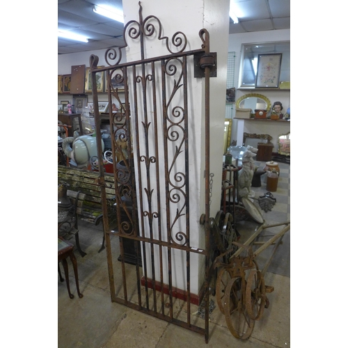 305 - A 19th century wrought iron gate