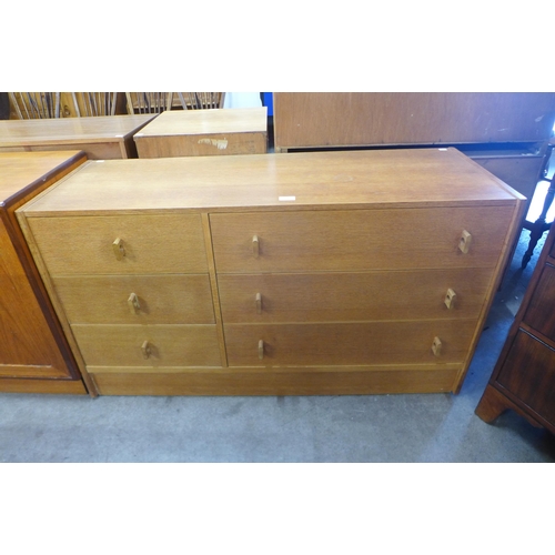 90 - A Stag oak Cantata chest of drawers
