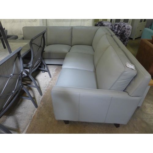 1303 - A West Park Grey Corner Sofa,missing some leg bolts RRP £2333.33 + VAT (4060-28) * This lot is subje... 