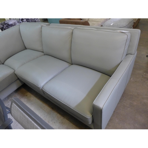 1303 - A West Park Grey Corner Sofa,missing some leg bolts RRP £2333.33 + VAT (4060-28) * This lot is subje... 