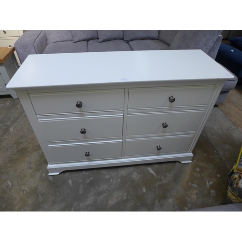 1452 - A Banbury white painted six drawer chest, marked (BP-6DC-W) * This lot is subject to VAT