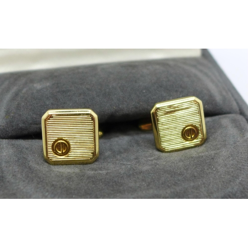 1088 - A pair of vintage Christian Dior Monsieur cufflinks