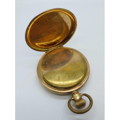 1104 - Two pocket watch movements/cases, a/f