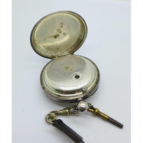 1107 - A silver pocket watch