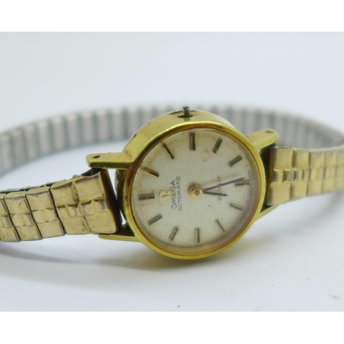 1108 - A lady's Omega wristwatch, lacking crown