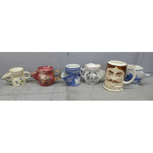 1189 - A collection of shaving mugs including Oriental and a moustache mug **PLEASE NOTE THIS LOT IS NOT EL... 